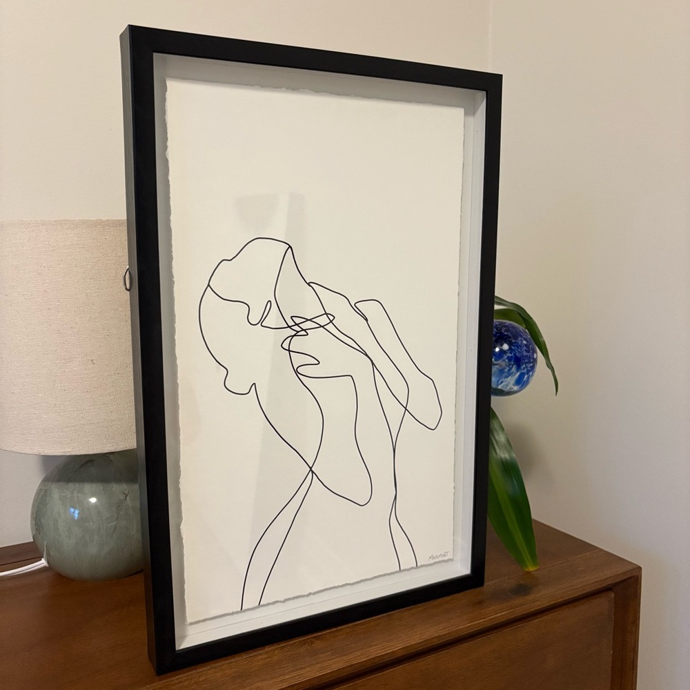 Black Framed Line Art